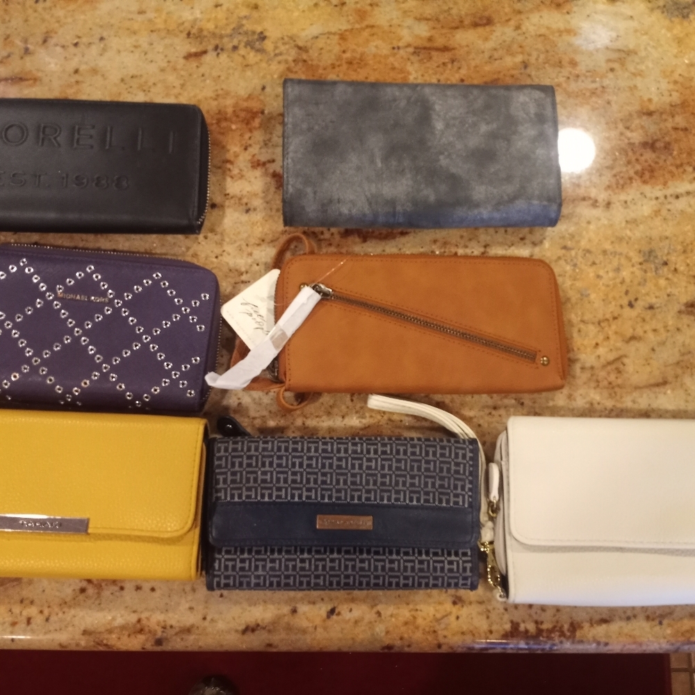 Michael Kors, Tommy Hilfiger, Tahari And Others Assorted Clutch and Wallet Lot
